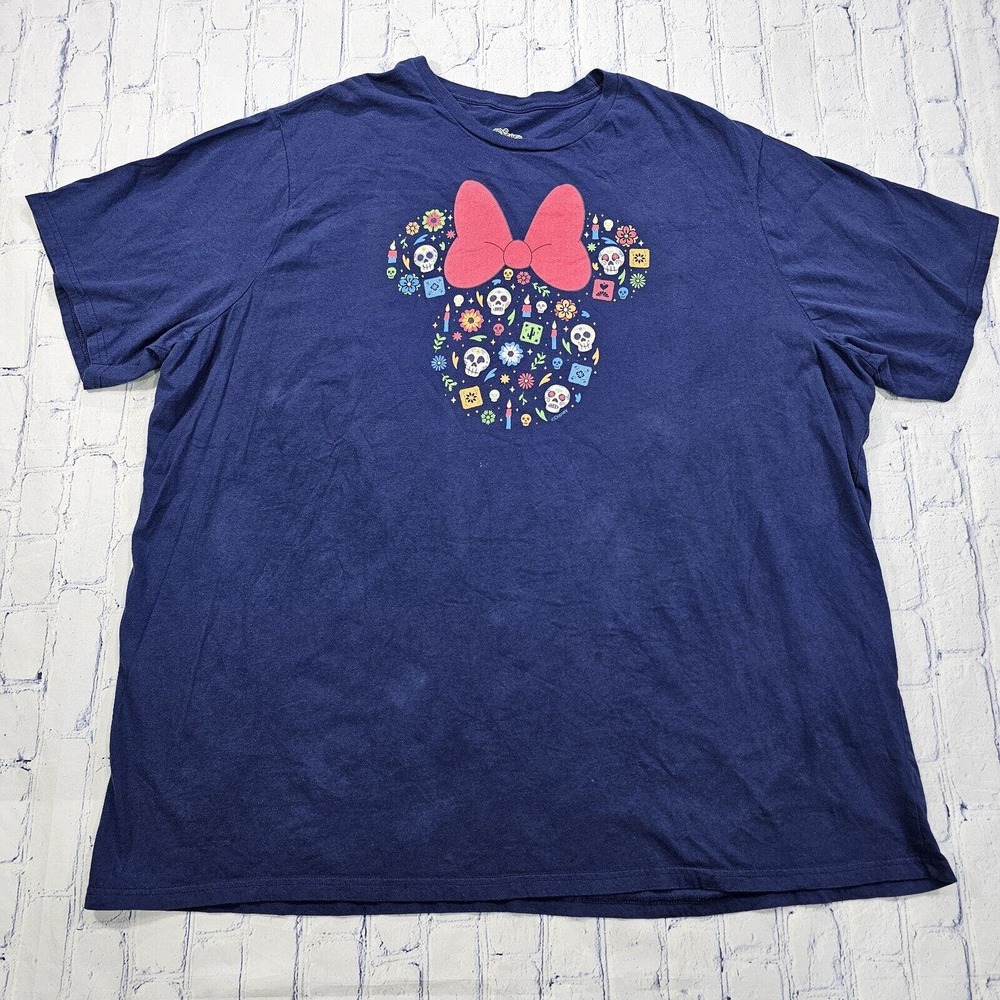 Disney Minne Mickey Mouse Skull Characters Graphic T-Shirt ADULT SIZE 5XLT